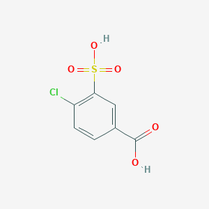 molecular formula C7H5ClO5S B13409232 4-Chloro-3-sulfobenzoic acid 