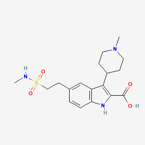 molecular formula C18H25N3O4S B13409251 Naratriptan 2-Carboxylic Acid 