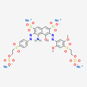 molecular formula C28H25N5Na4O21S6 B13409264 Remazol marine blue CAS No. 84229-70-9