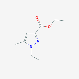 molecular formula C9H14N2O2 B1340939 ethyl 1-ethyl-5-methyl-1H-pyrazole-3-carboxylate CAS No. 50920-45-1
