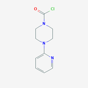 4-(Pyridin-2-yl)piperazine-1-carbonyl chloride