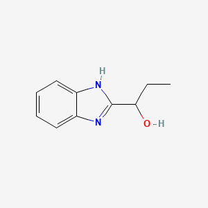 B1340980 1-(1H-Benzimidazol-2-yl)propan-1-ol CAS No. 4857-00-5