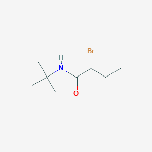 molecular formula C8H16BrNO B1340993 2-Bromo-N-(tert-butyl)butanamide CAS No. 95904-25-9