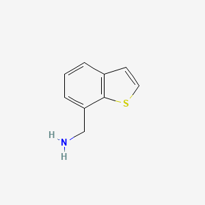 molecular formula C9H9NS B1341052 Benzo[b]thiophen-7-ylmethanamine CAS No. 880251-15-0