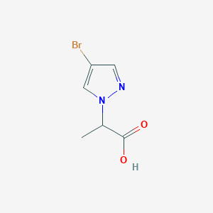 2-(4-bromo-1H-pyrazol-1-yl)propanoic acid