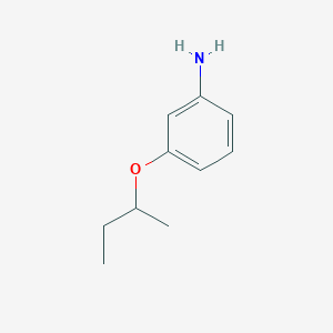 molecular formula C10H15NO B1341065 3-(Sec-butoxy)aniline CAS No. 65382-94-7