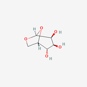 molecular formula C6H10O5 B13410765 1,6-Anhydro-b-L-gulopyranose CAS No. 67999-95-5