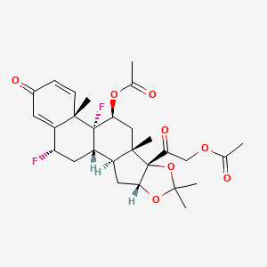 molecular formula C28H34F2O8 B13410778 Fluocinolone Acetonide Diacetate 
