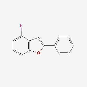 molecular formula C14H9FO B13410822 4-Fluoro-2-phenylbenzofuran CAS No. 863870-89-7