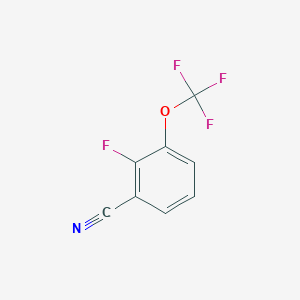 molecular formula C8H3F4NO B13410833 2-Fluoro-3-(trifluoromethoxy)benzonitrile 