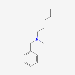 molecular formula C13H21N B13410843 N-benzyl-N-methylpentan-1-amine 