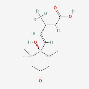 molecular formula C15H20O4 B13410854 (+)-trans,trans-Abscisic Acid-d3 