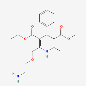 molecular formula C20H26N2O5 B13411141 Deschloro Amlodipine 