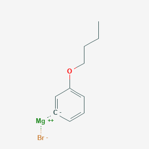 molecular formula C10H13BrMgO B13411187 magnesium;butoxybenzene;bromide 
