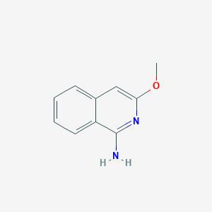 molecular formula C10H10N2O B13411316 3-Methoxyisoquinolin-1-amine 