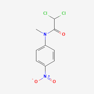 molecular formula C9H8Cl2N2O3 B13411358 2,2-Dichloro-N-methyl-N-(4-nitrophenyl)acetamide CAS No. 78466-25-8