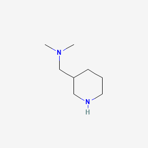 molecular formula C8H18N2 B1341140 N,N-Dimethyl-1-piperidin-3-ylmethanamine CAS No. 90203-05-7
