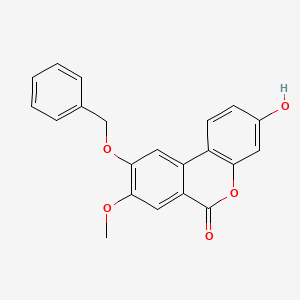 molecular formula C21H16O5 B13411437 9-O-Benzyl-8-O-Methyl-urolithin C 
