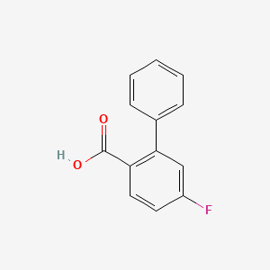 molecular formula C13H9FO2 B1341146 4-Fluoro-2-phenylbenzoic acid CAS No. 2714-91-2