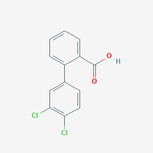 molecular formula C13H8Cl2O2 B1341148 2-(3,4-Dichlorophenyl)benzoic acid CAS No. 916849-01-9