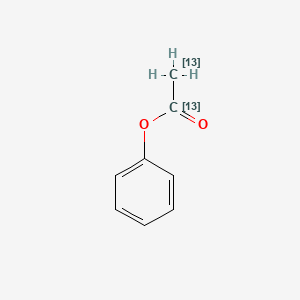 molecular formula C8H8O2 B13411624 Phenyl Acetate-13C2 
