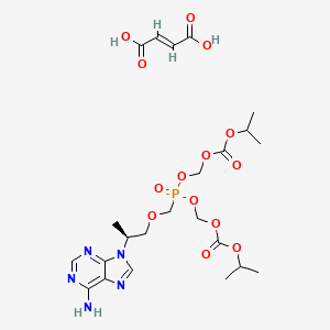 molecular formula C23H34N5O14P B13411801 Tenofovir Disoproxil Fumarate(TDF) 