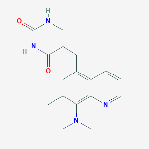 molecular formula C17H18N4O2 B13411832 Baquiloprim-2,4-dione 