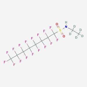 molecular formula C10H6F17NO2S B13411866 Sulfluramid-d5 CAS No. 936109-40-9