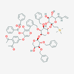 molecular formula C81H86O21Si B134119 Xylotetraose derivative CAS No. 140222-29-3