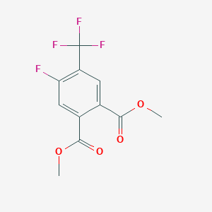molecular formula C11H8F4O4 B13411909 4-Fluoro-5-trifluoromethyl-phthalic acid dimethyl ester 