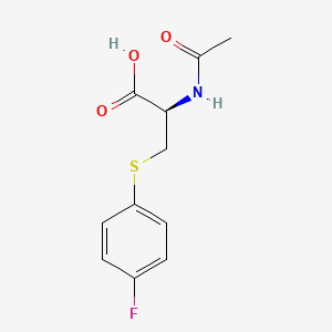 molecular formula C11H12FNO3S B13411927 N-Acetyl-S-(4-fluorophenyl)cysteine 