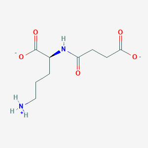 molecular formula C9H15N2O5- B13411960 N(2)-succinyl-L-ornithinate(1-) 