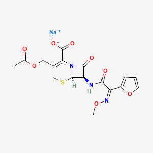 molecular formula C17H16N3NaO8S B13411985 Cefuracetime (E-isomer) Sodium Salt 