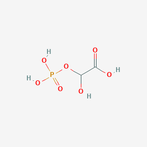 molecular formula C2H5O7P B13412063 2-Hydroxy-2-phosphonooxyacetic acid 