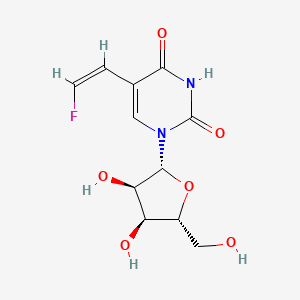 molecular formula C11H13FN2O6 B13412075 2'-Deoxy-5-(2-fluorovinyl)uridine CAS No. 80015-51-6