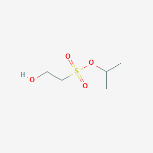 molecular formula C5H12O4S B13412081 1-Methylethyl 2-hydroxyethanesulfonate CAS No. 81171-22-4
