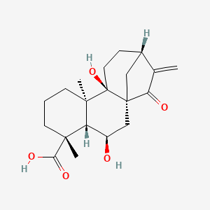 molecular formula C20H28O5 B13412168 ent-6,9-Dihydroxy-15-oxo-16-kauren-19-oic acid 