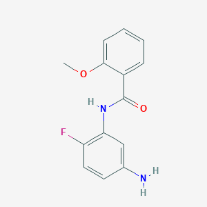 N-(5-Amino-2-fluorophenyl)-2-methoxybenzamide