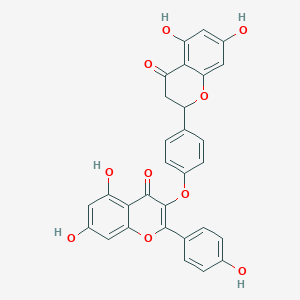 molecular formula C30H20O10 B13412175 Chrysocauloflavone I 