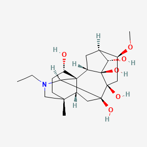 molecular formula C22H35NO6 B13412303 Tatsinine 