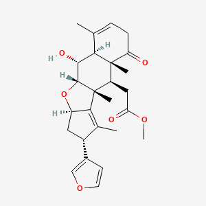 molecular formula C26H32O6 B13412401 Deacetylnimbinene 