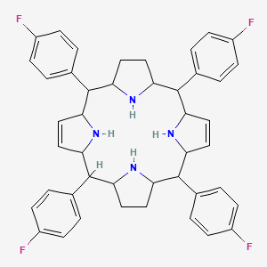 molecular formula C44H44F4N4 B13412633 meso-Tetra (4-fluorophenyl) porphine 