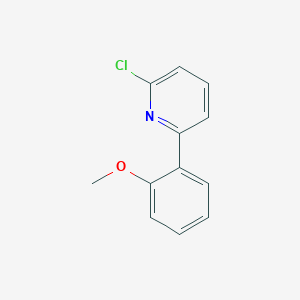 molecular formula C12H10ClNO B13412649 2-Chloro-6-(2-methoxyphenyl)pyridine 
