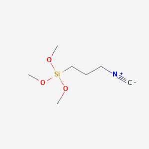 molecular formula C7H15NO3Si B13412708 (3-Isocyanopropyl)trimethoxysilane 