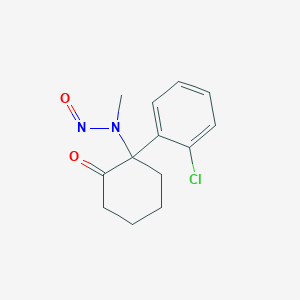 molecular formula C13H15ClN2O2 B13412727 N-Nitrosoketamine CAS No. 86144-35-6