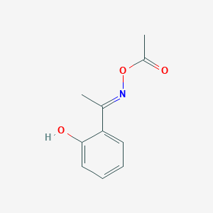 molecular formula C10H11NO3 B13412760 Phenol, 2-[1-[N-acetoxyimino]ethyl]- 