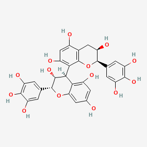 molecular formula C30H26O14 B13412836 Prodelphinidin B2 