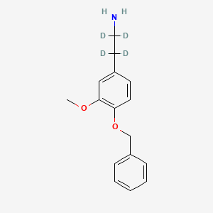 molecular formula C16H19NO2 B13413224 4-Amino-3-methoxybenzeneethanamine-d4 