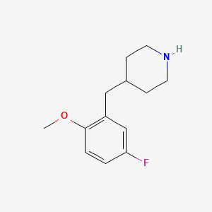 4-(5-Fluoro-2-methoxy-benzyl)-piperidine