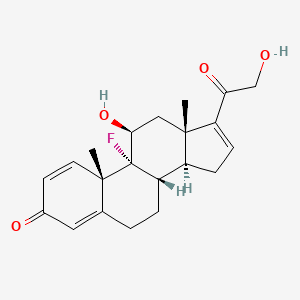 molecular formula C21H25FO4 B13413280 Desoxymetasone Impurity A 